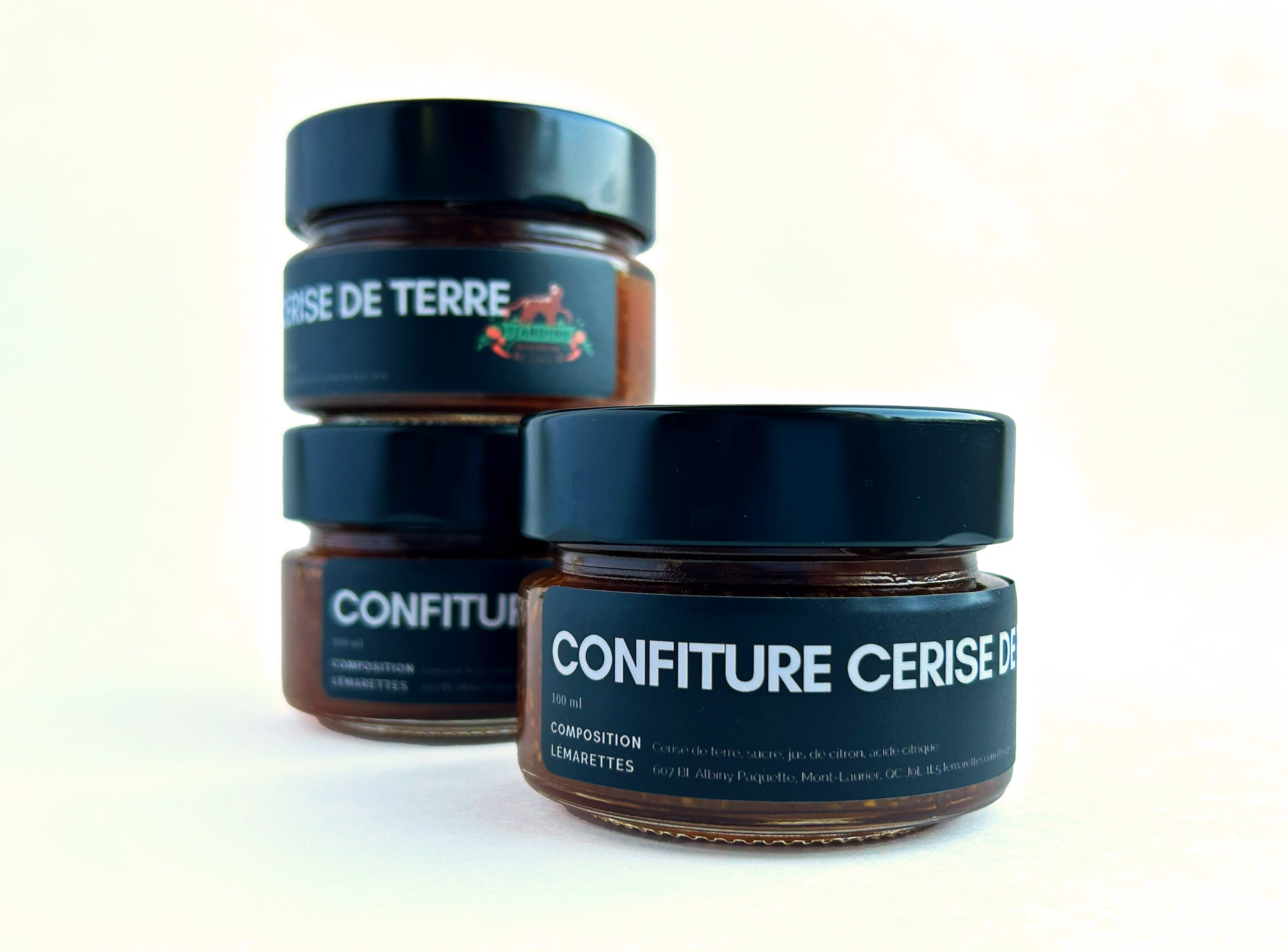 Confiture de cerises de terre