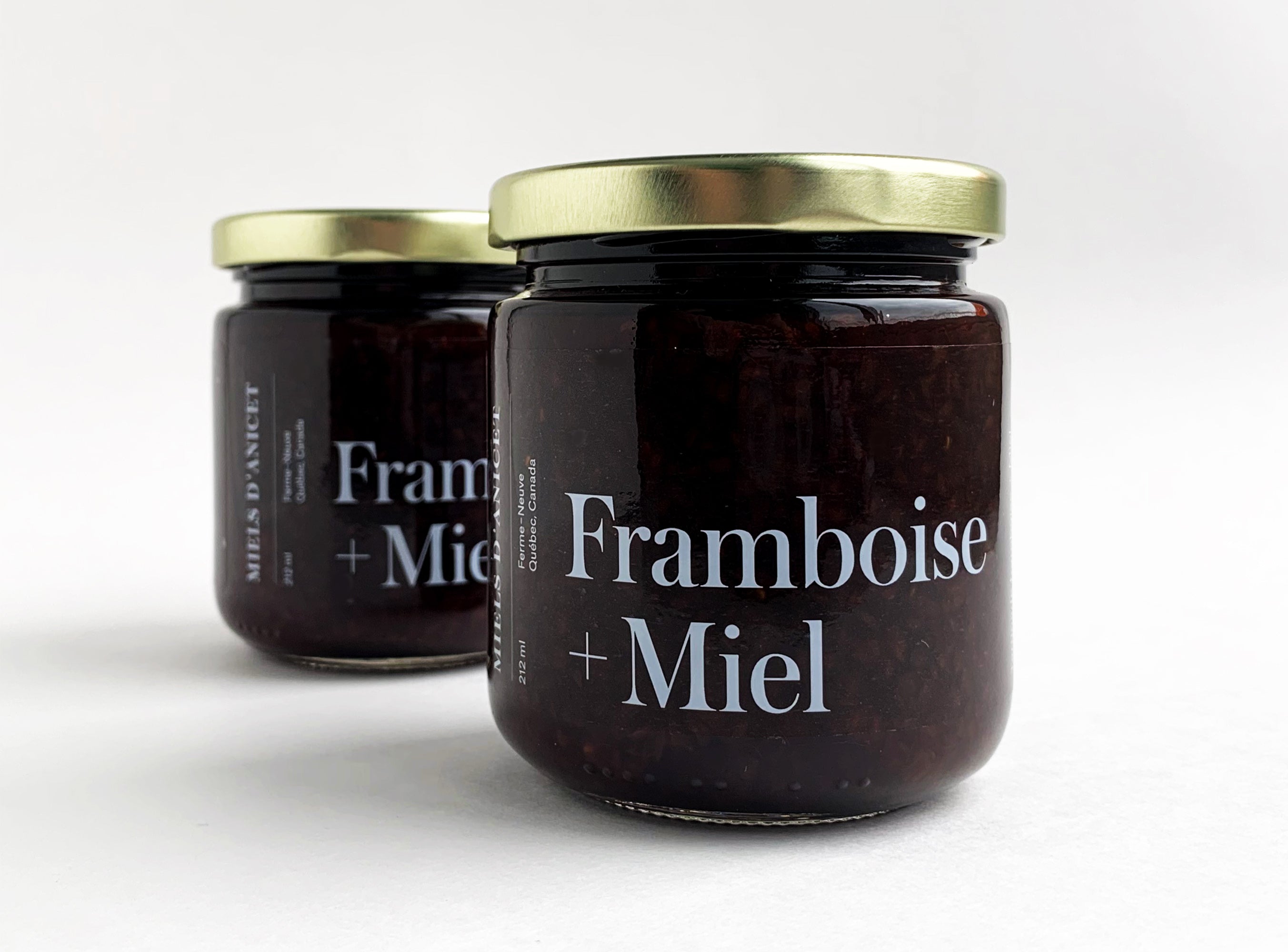 Tartinade de framboises et miel