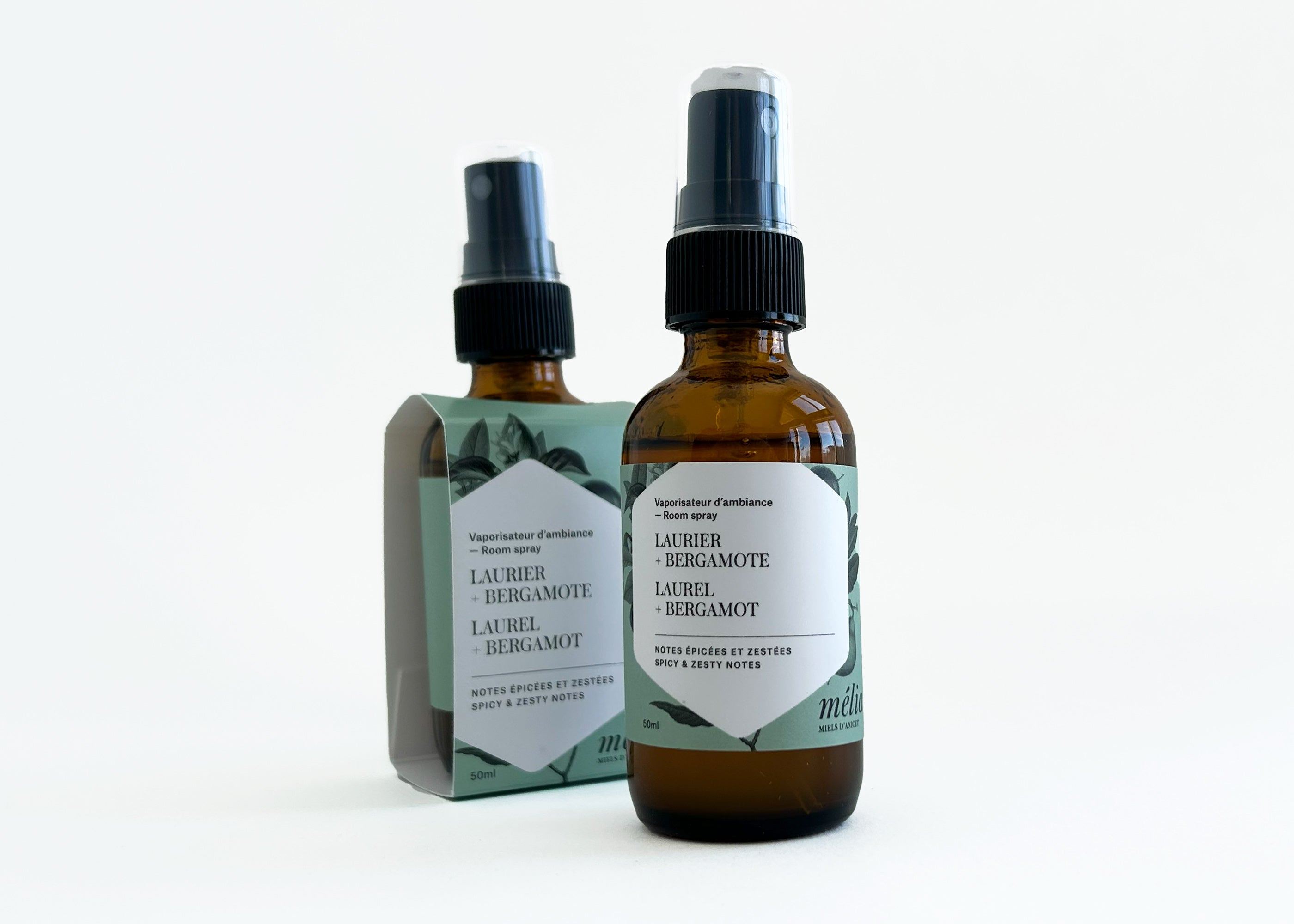 Vaporisateur d'ambiance laurier et bergamote
