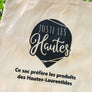 Sac en tissu Juste les Hautes