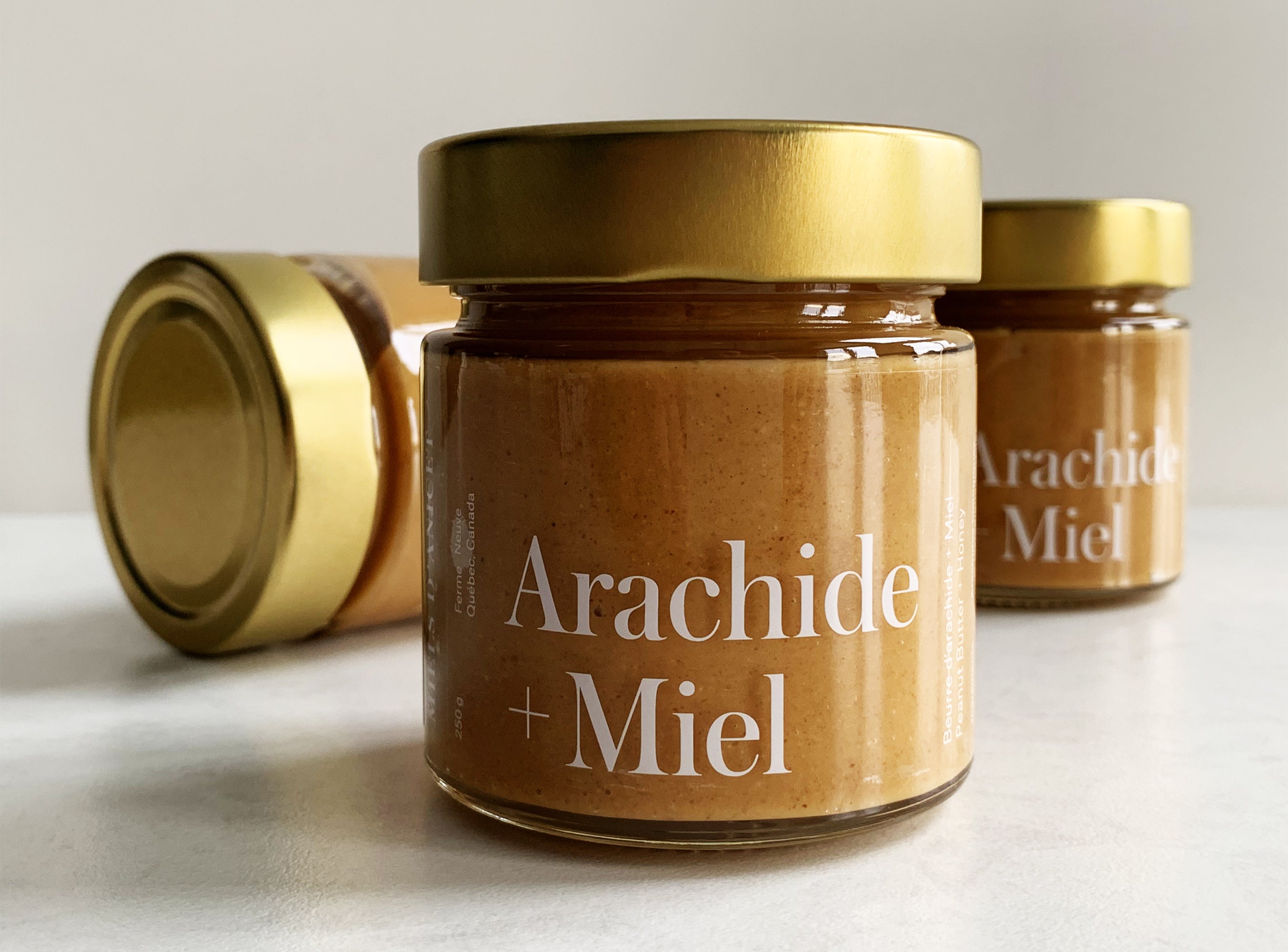 Beurre d'arachides au miel