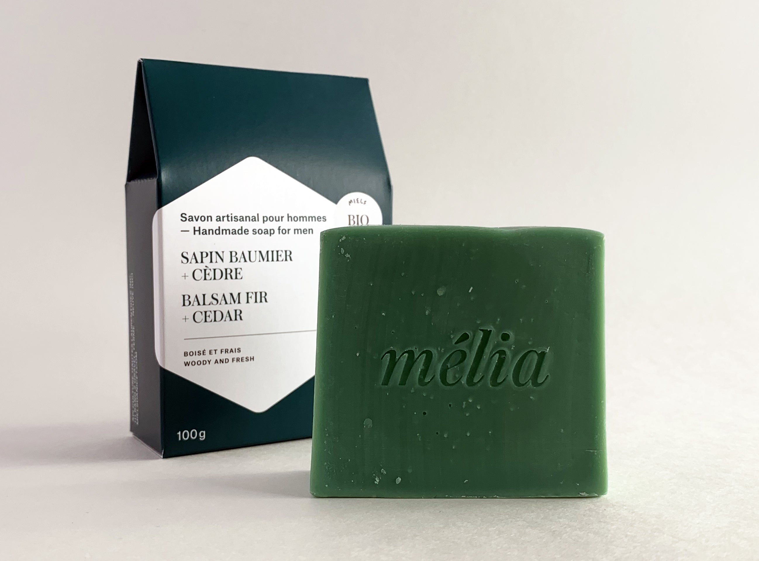 Savon sapin baumier et cèdre