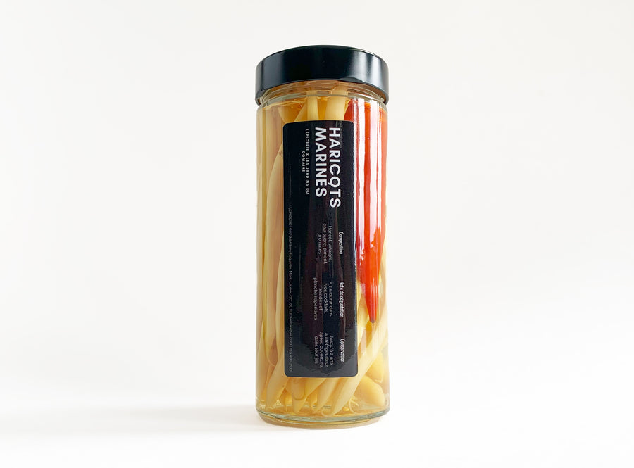 Haricots marinés