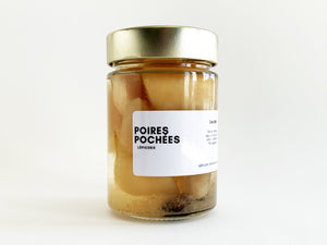 Poires pochées