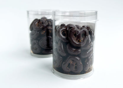Bretzels enrobés de chocolat