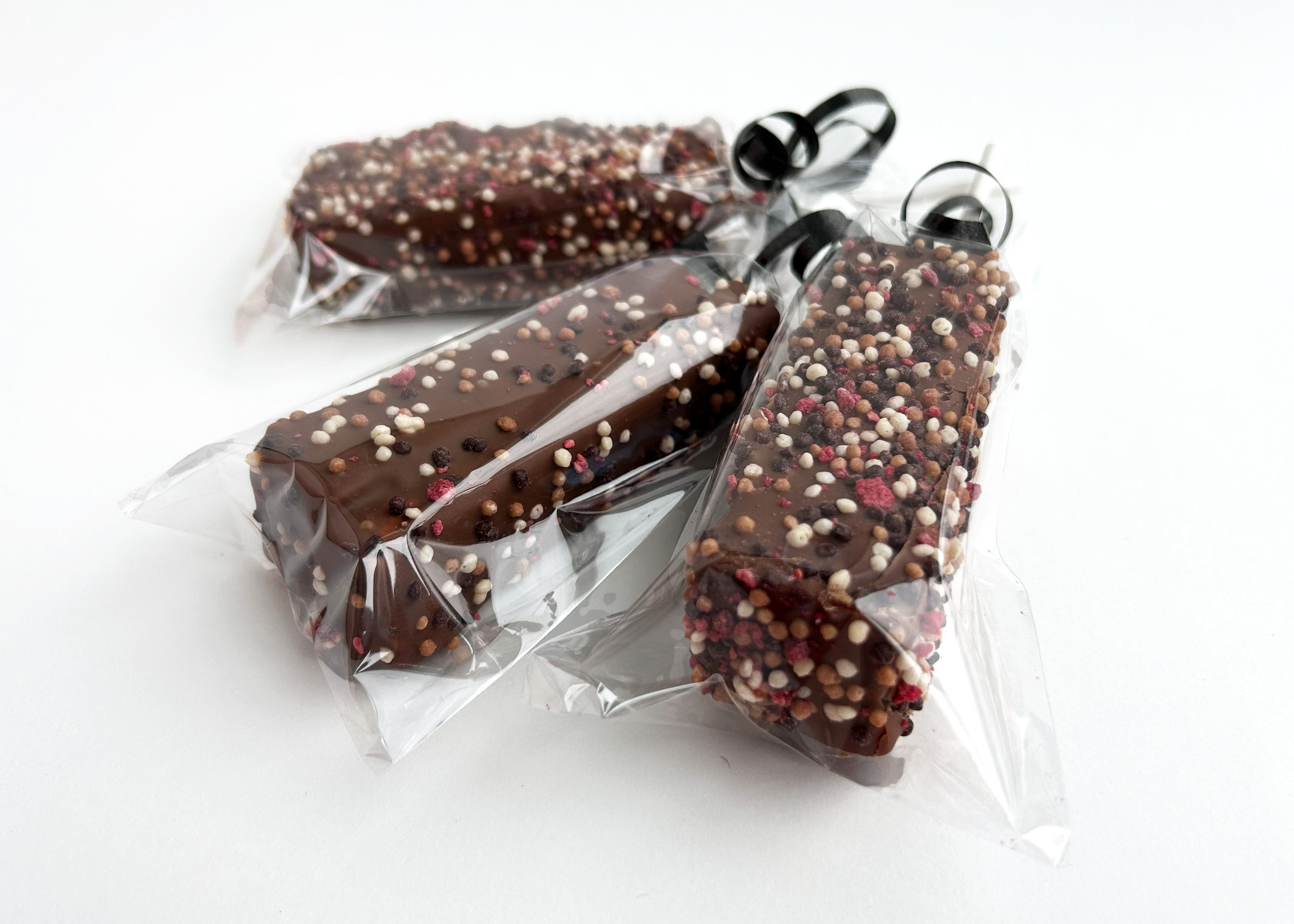 Guimauve enrobée de chocolat garni