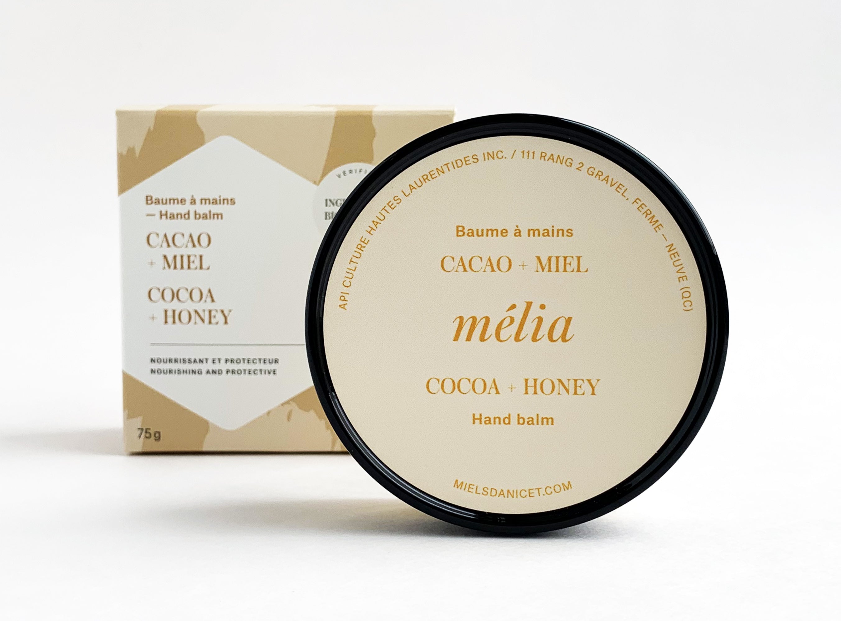 Baume à mains cacao et miel