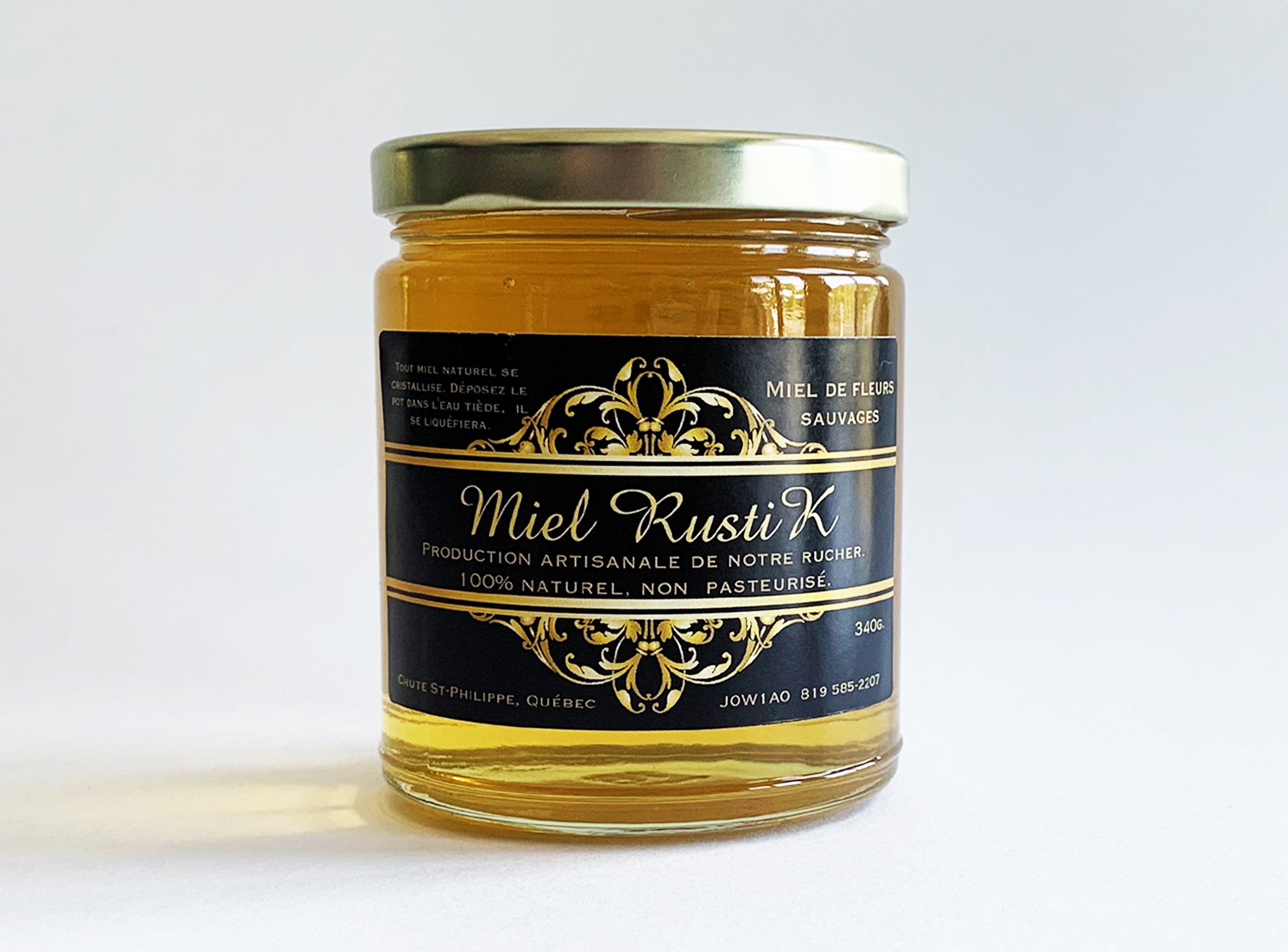 Miel liquide de fleurs sauvages