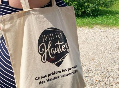 Sac en tissu Juste les Hautes