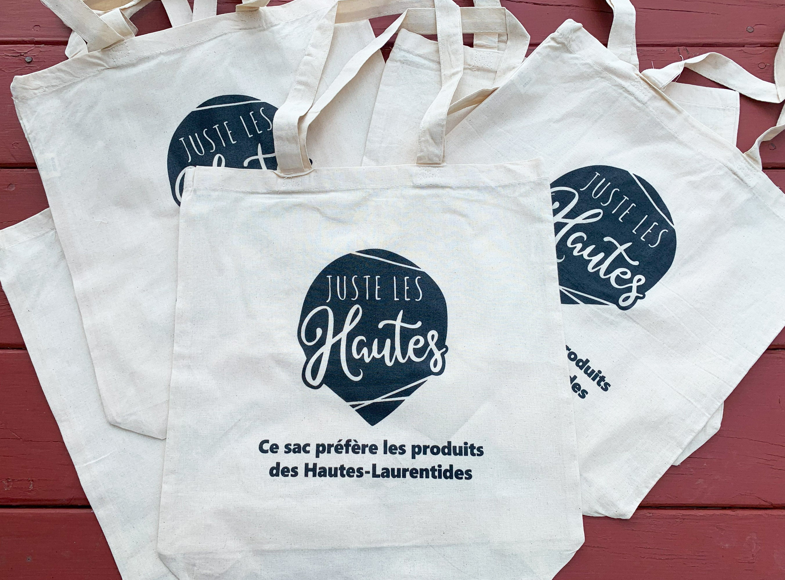 Sac en tissu Juste les Hautes