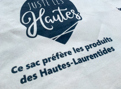 Sac en tissu Juste les Hautes