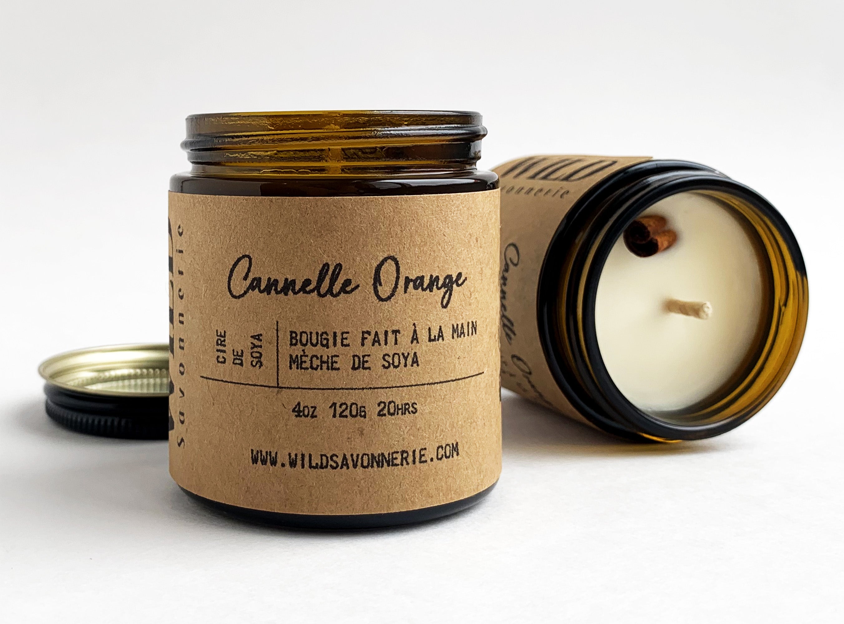 Chandelle de soya parfumée