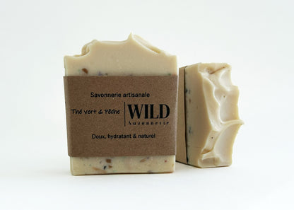 Savon thé vert et pêche