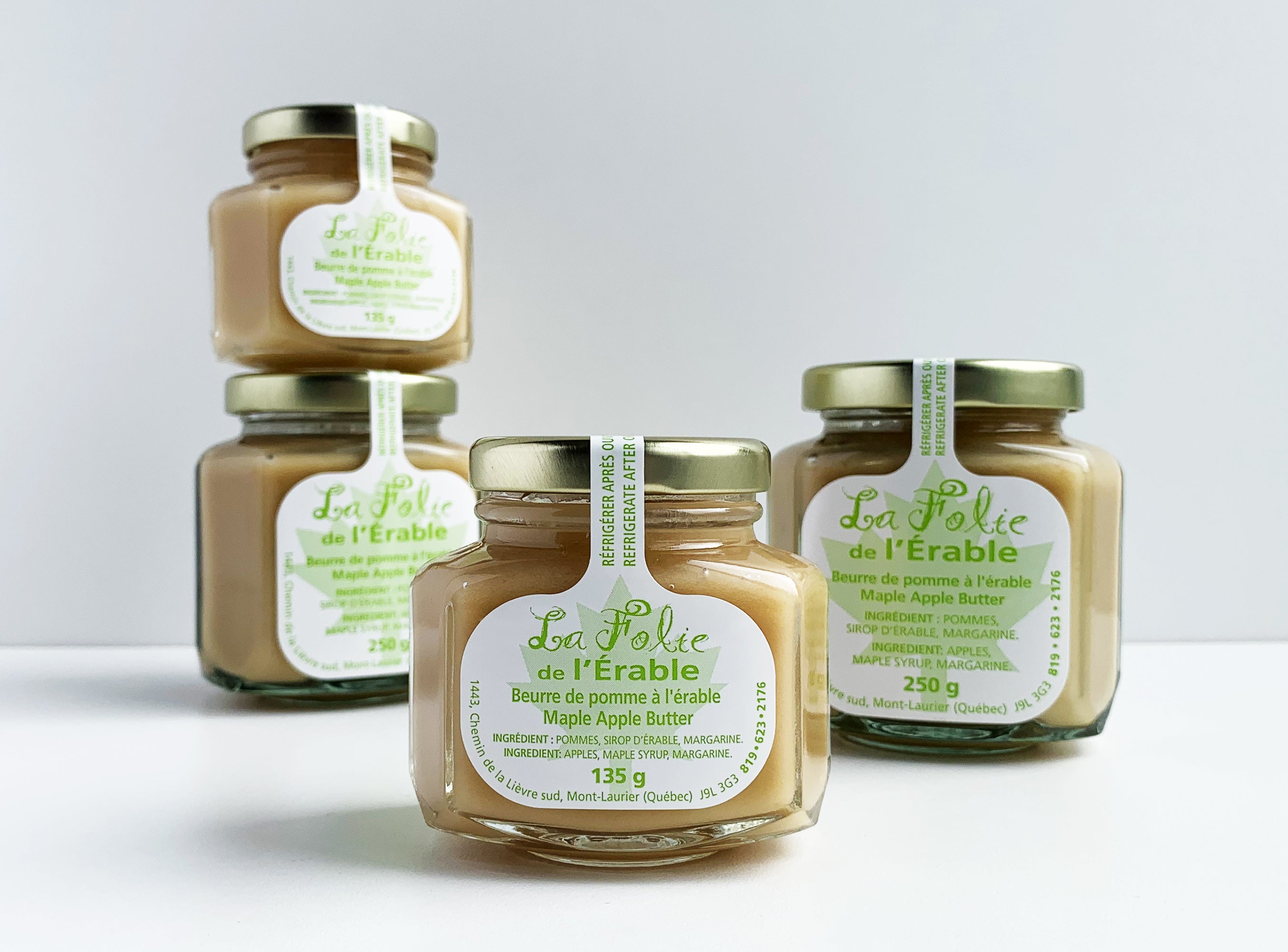 Beurre de pommes à l'érable