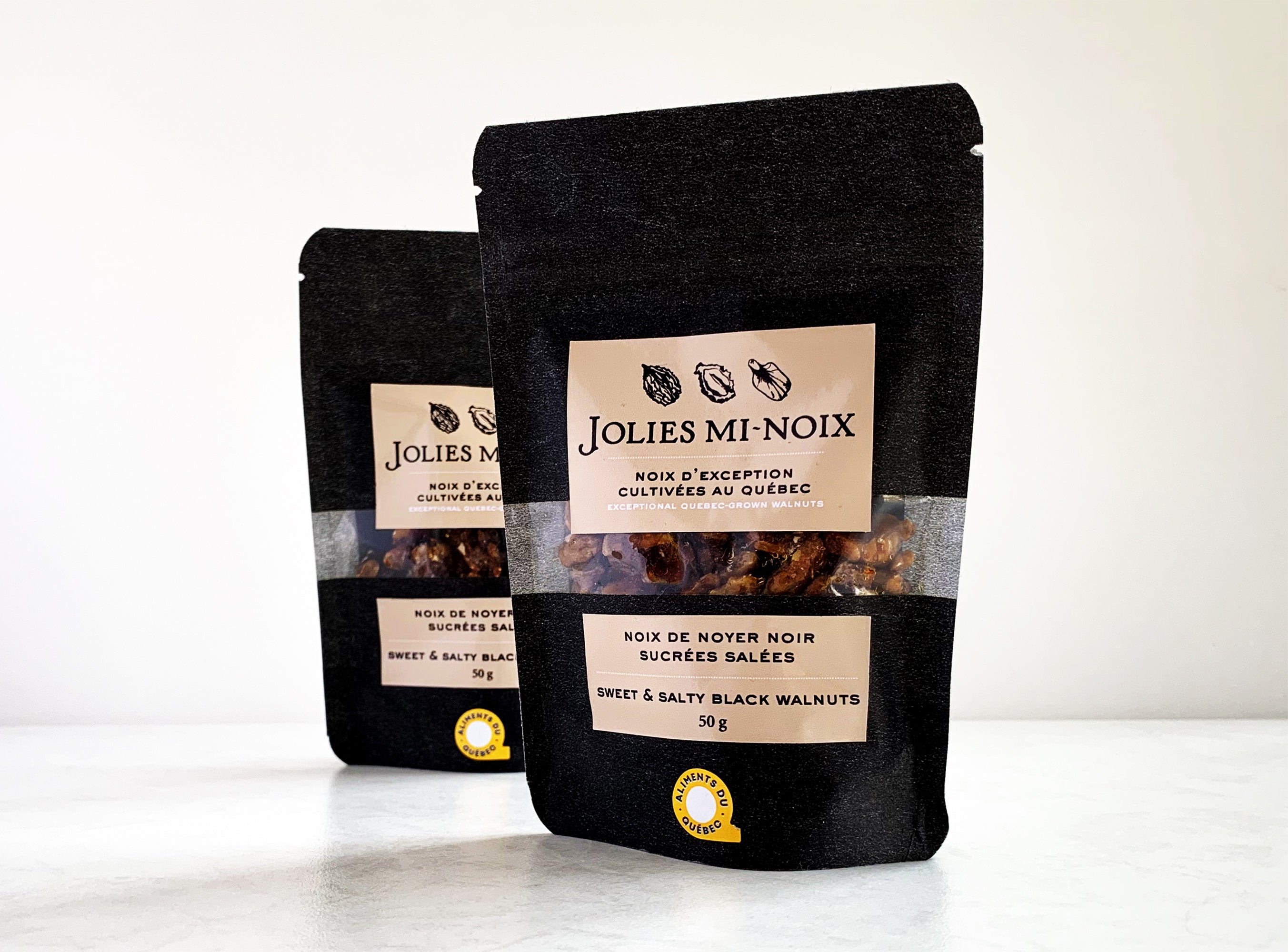 Noix de noyer noir sucrées-salées