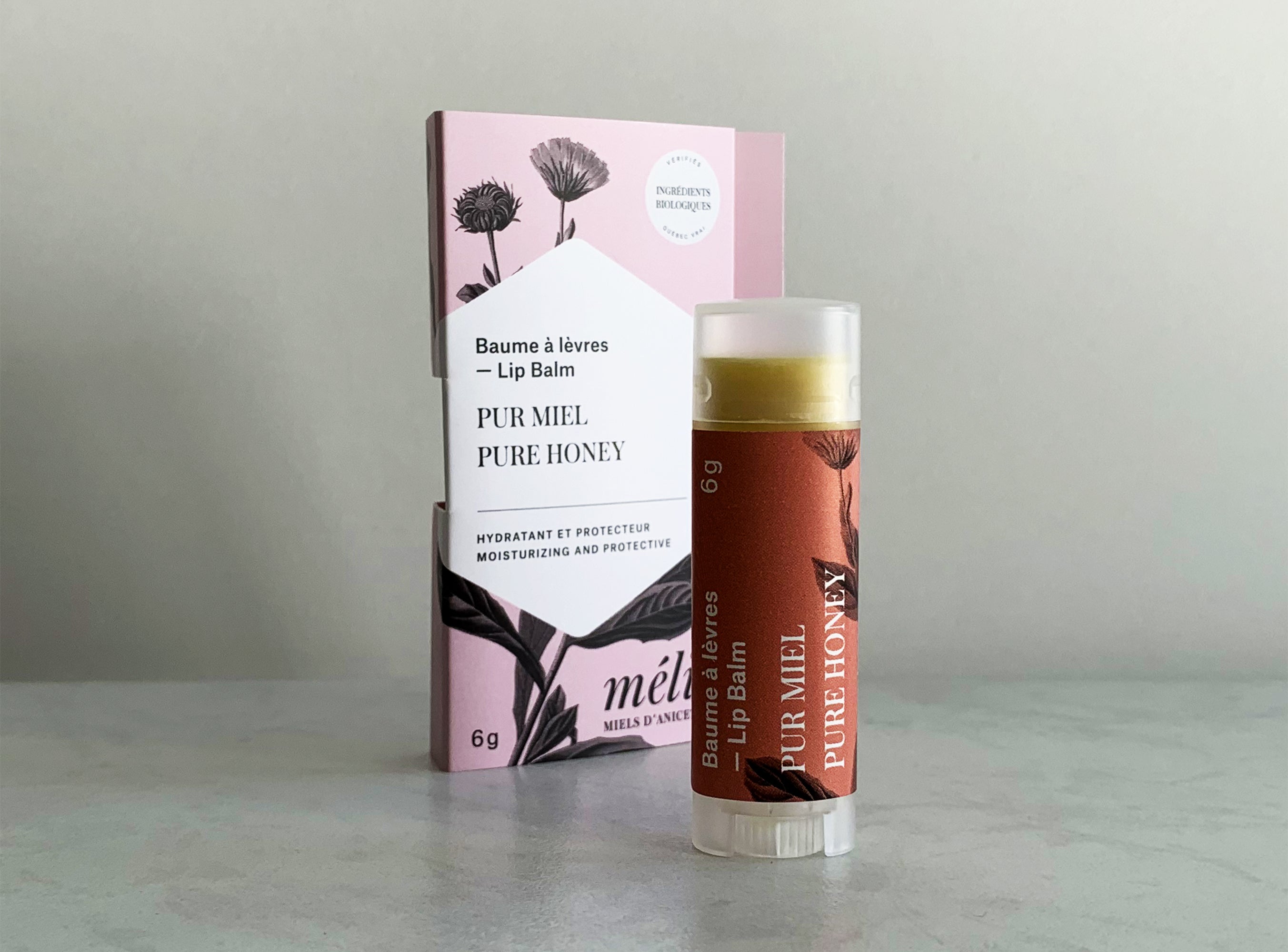 Baume à lèvres pur miel