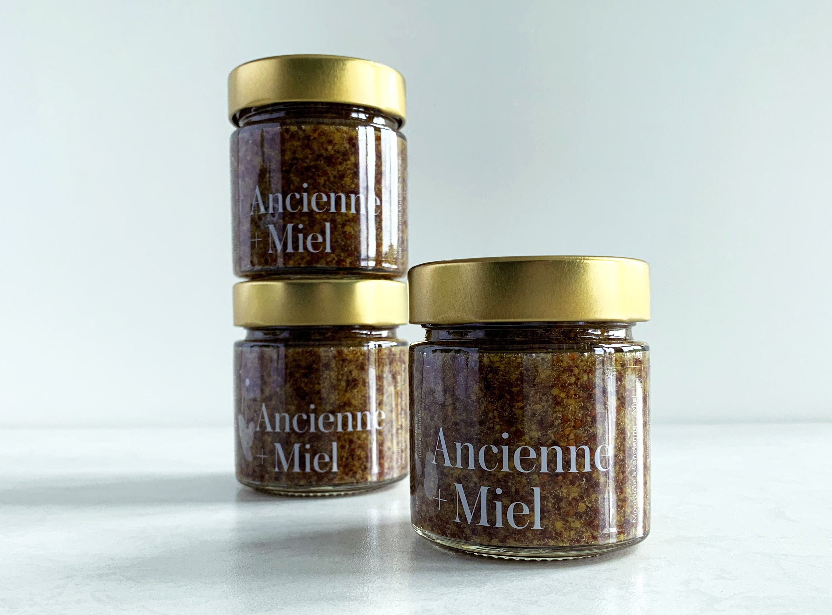 Moutarde à l'ancienne au miel