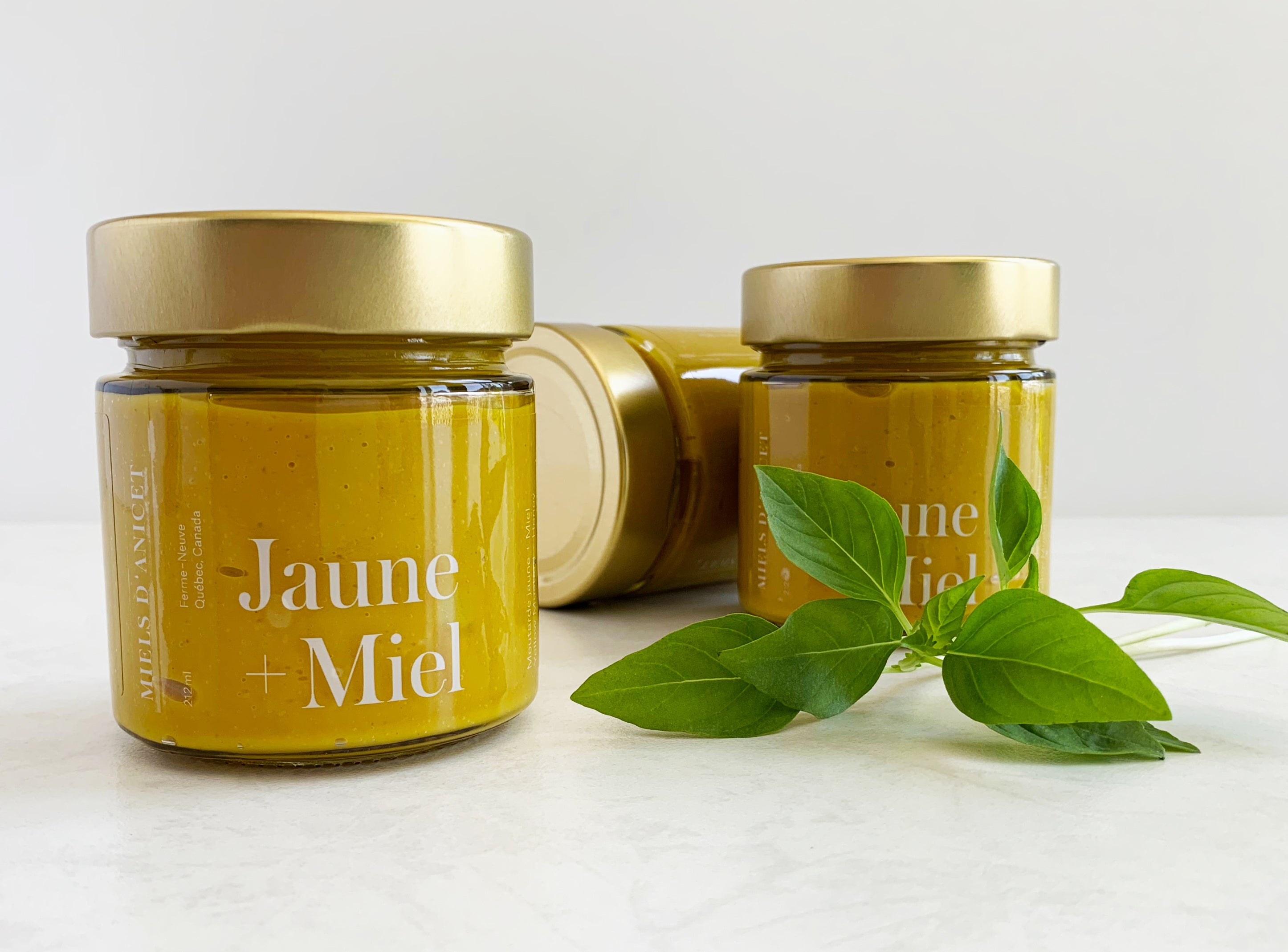 Moutarde jaune au miel