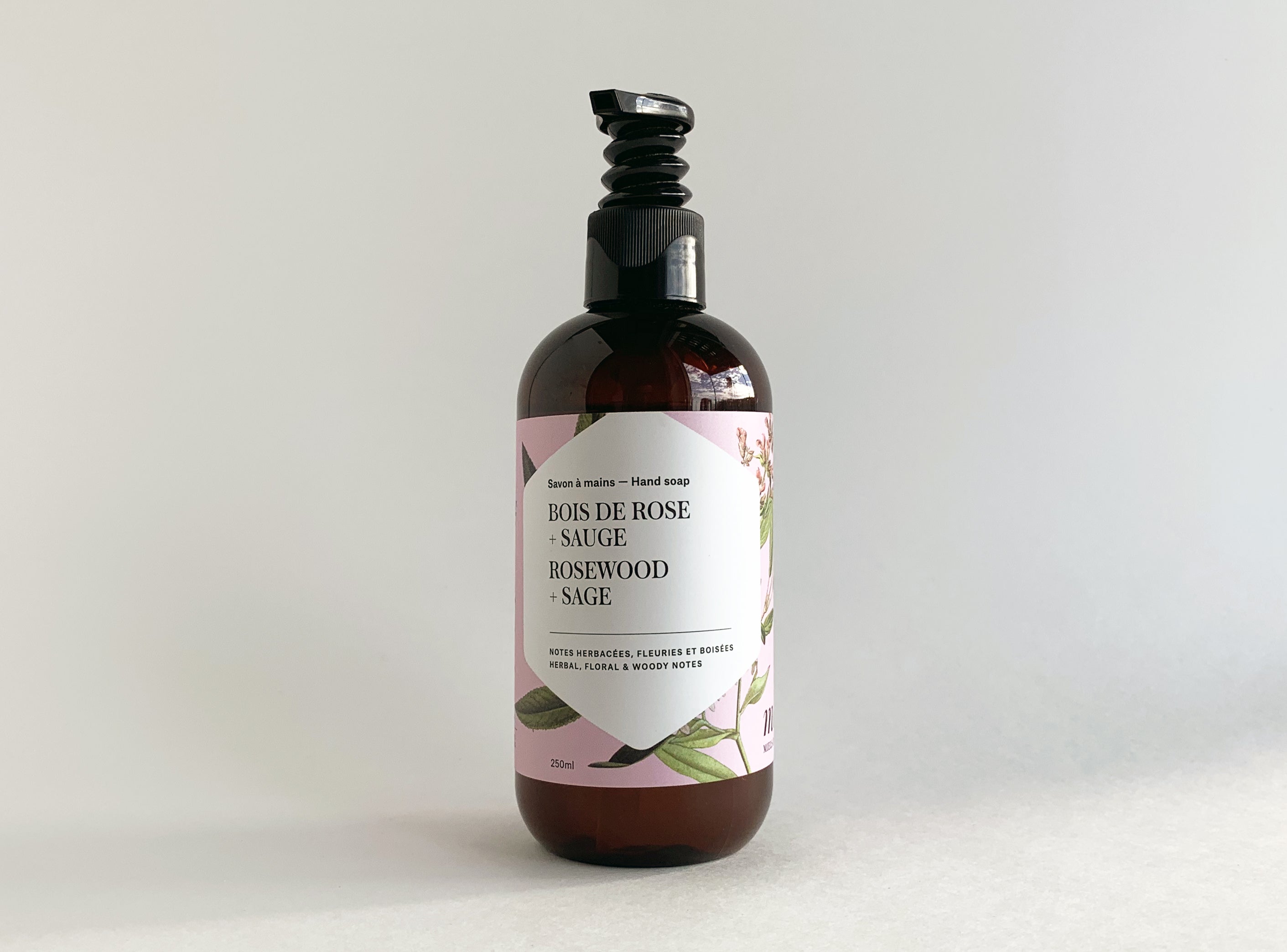 Savon à mains bois de rose et sauge