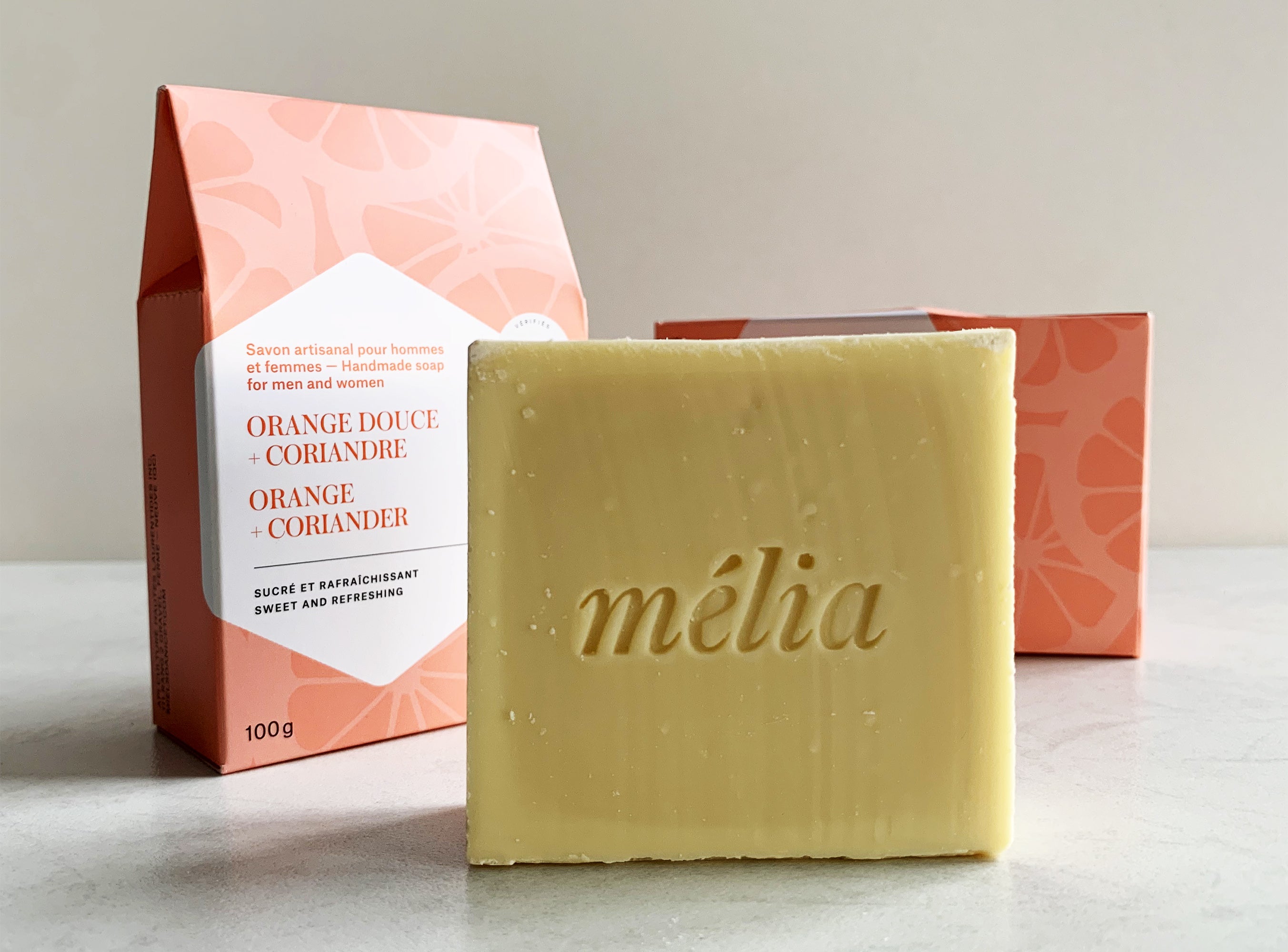 Savon orange douce et coriandre