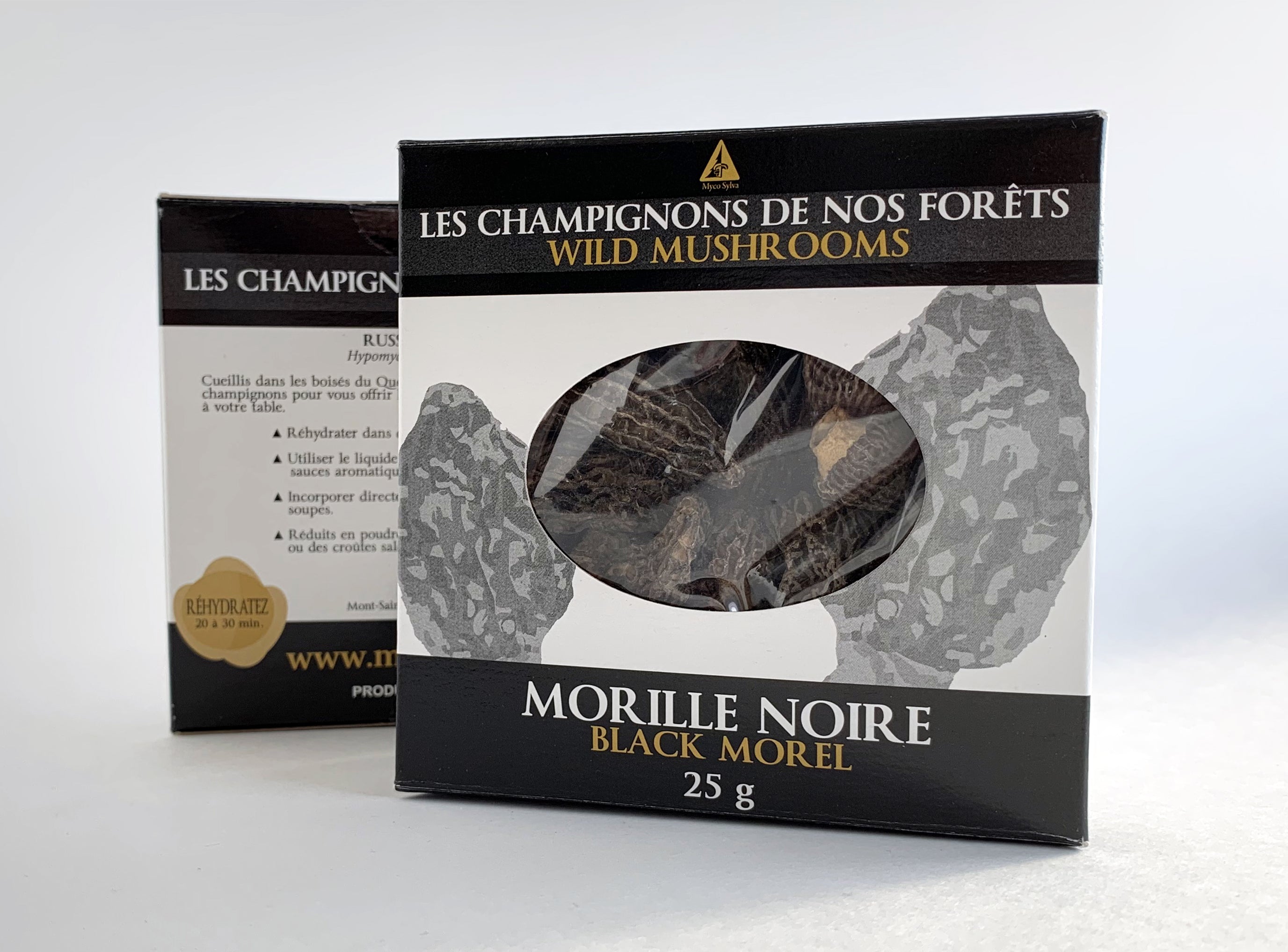 Champignons séchés morille noire